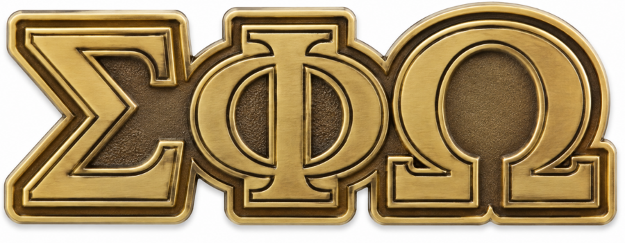 Sigma Phi Omega Diestruck Metal Pin